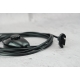 czarny kabel z wtyczką i przełącznikiem